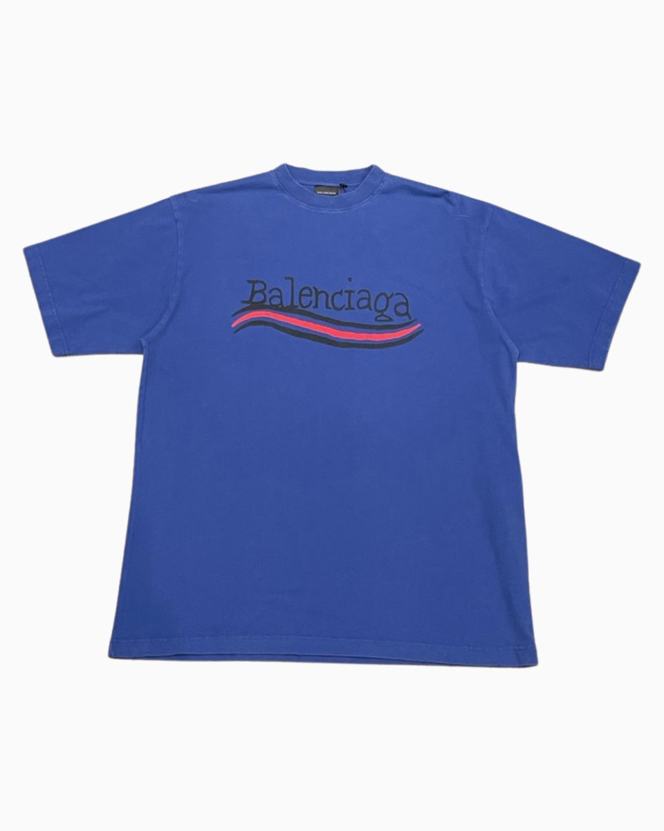 Balenciaga Hand Drawn Political Campaign Logo T-shirt – FUTURO