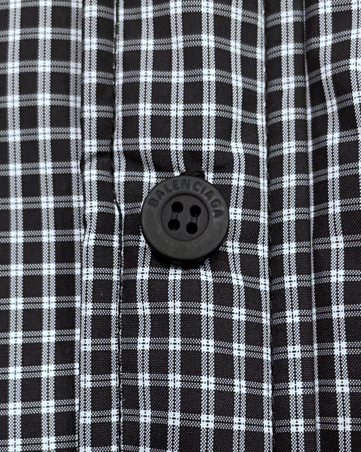 Balenciaga Check Plaid Puffer Jacket