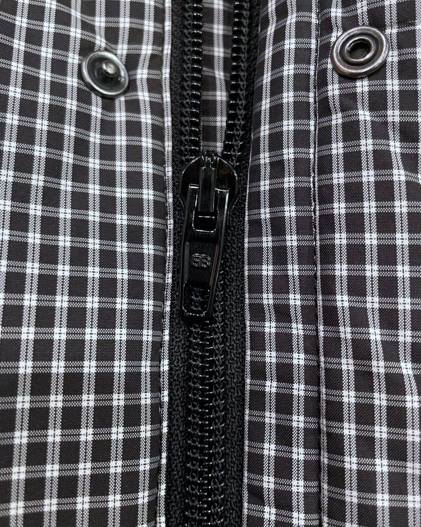 Balenciaga Check Plaid Puffer Jacket