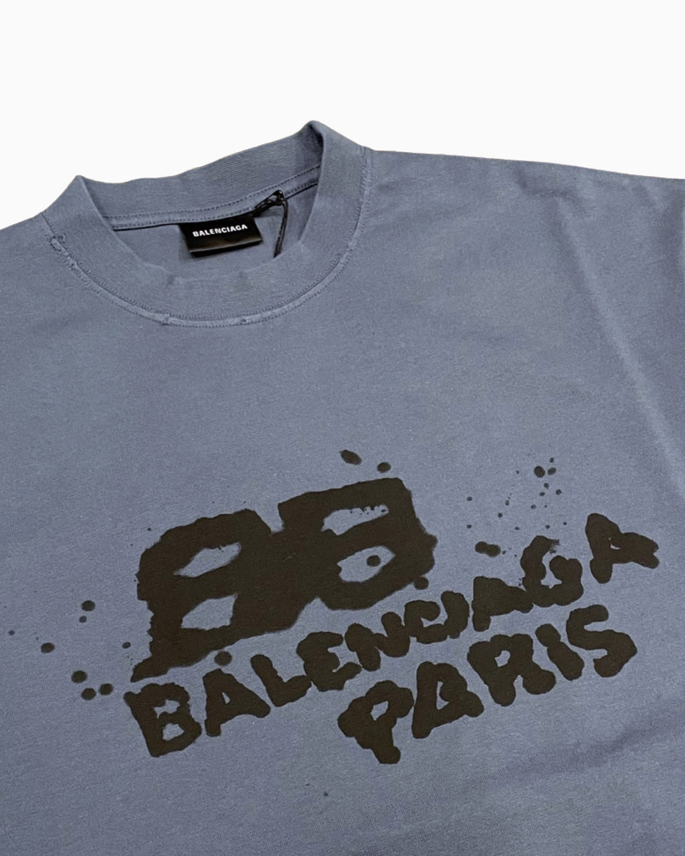 Balenciaga Hand Drawn BB Icon Logo T-shirt