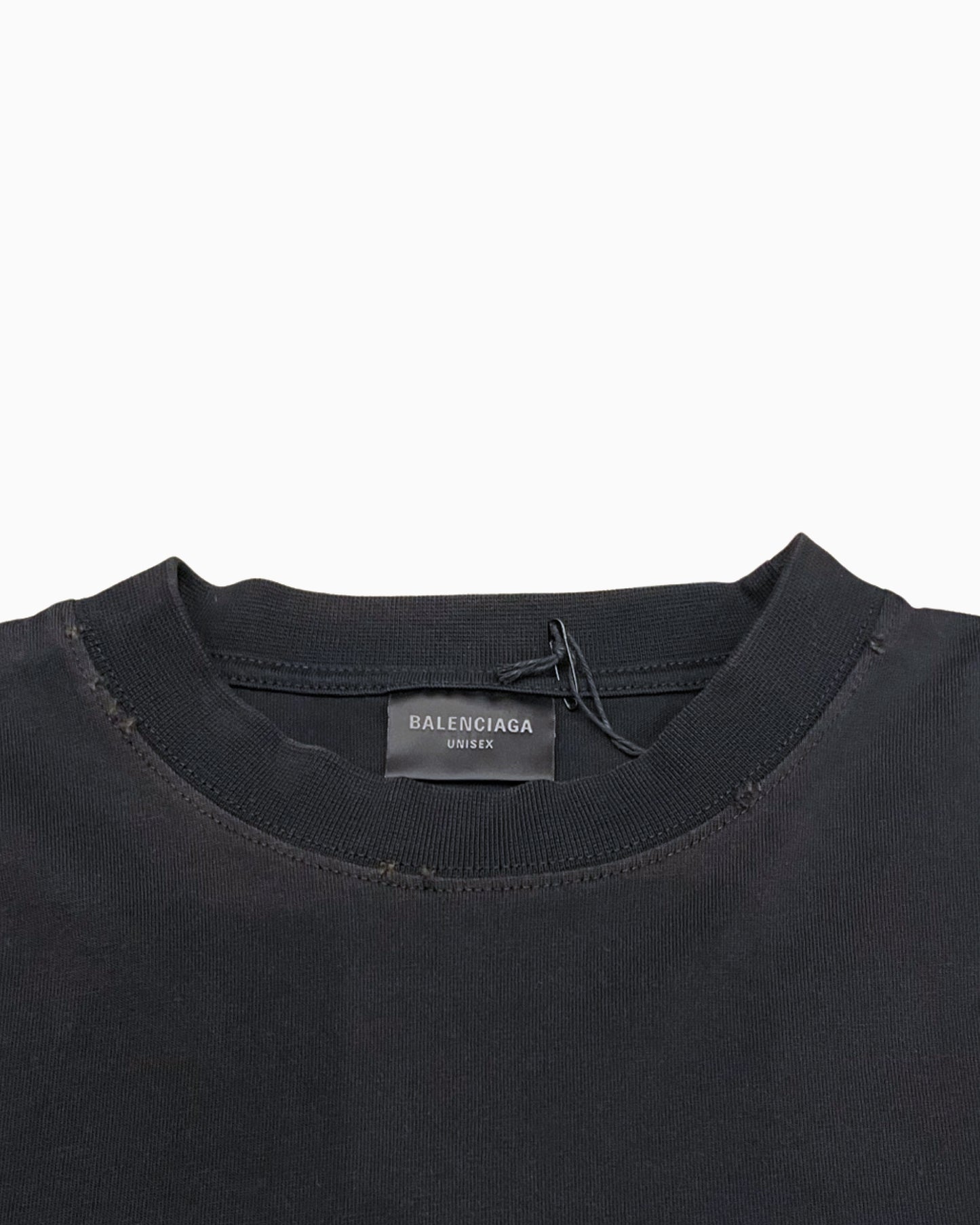 Balenciaga Caps Logo Oversized Longsleeve T-shirt