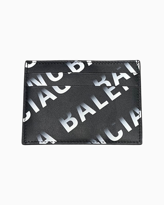 Balenciaga Faded Logo Card Holder