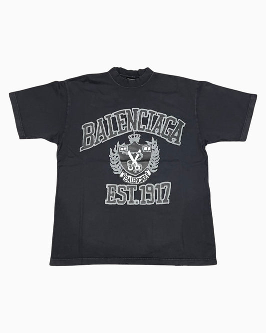 Balenciaga EST 1917 College T-Shirt