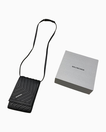 Balenciaga Car Leather Phone Holder Bag