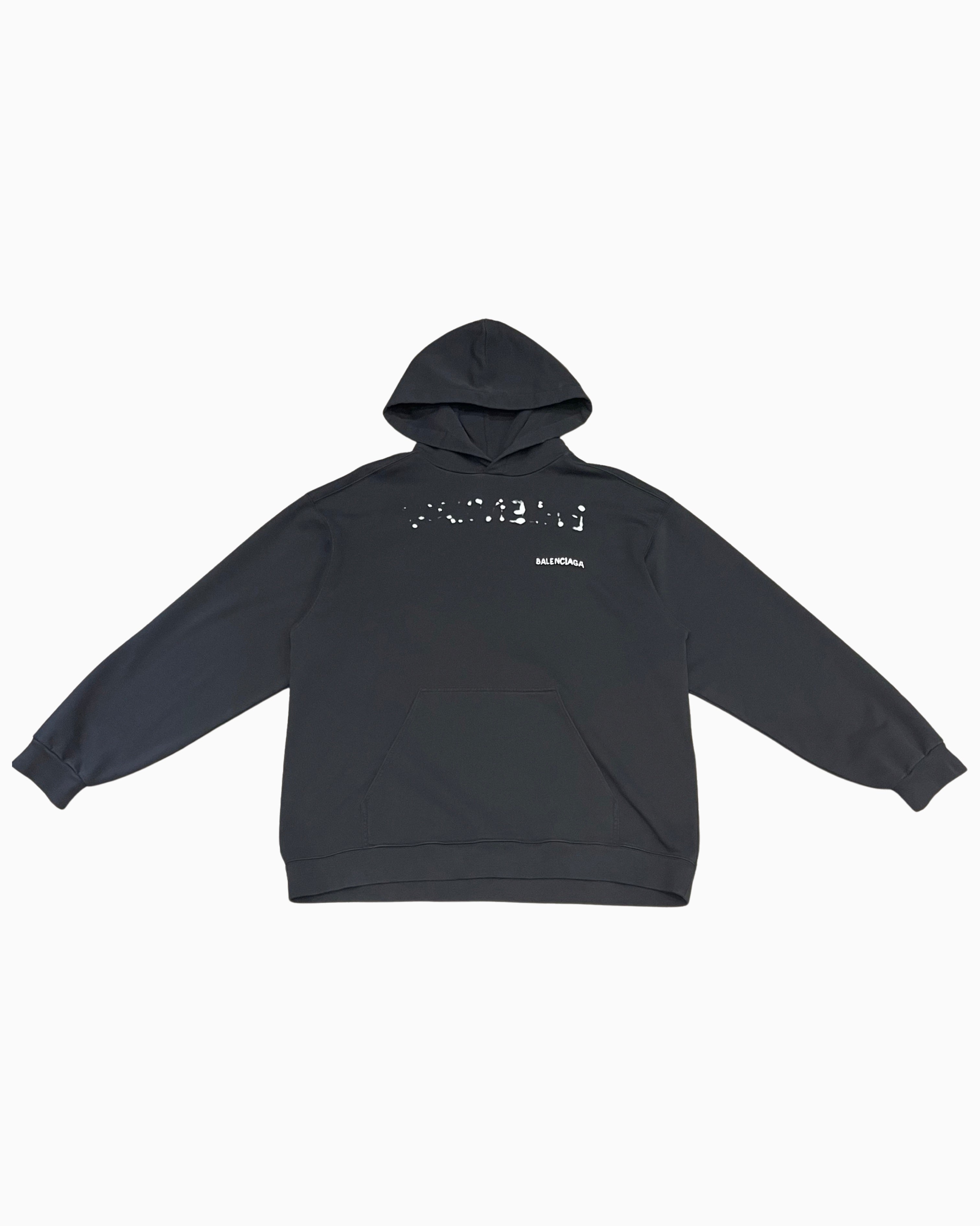 Balenciaga Hand Drawn Logo Hoodie FUTURO