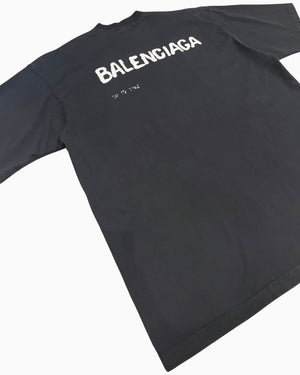 Balenciaga Hand Drawn Logo T-shirt – FUTURO