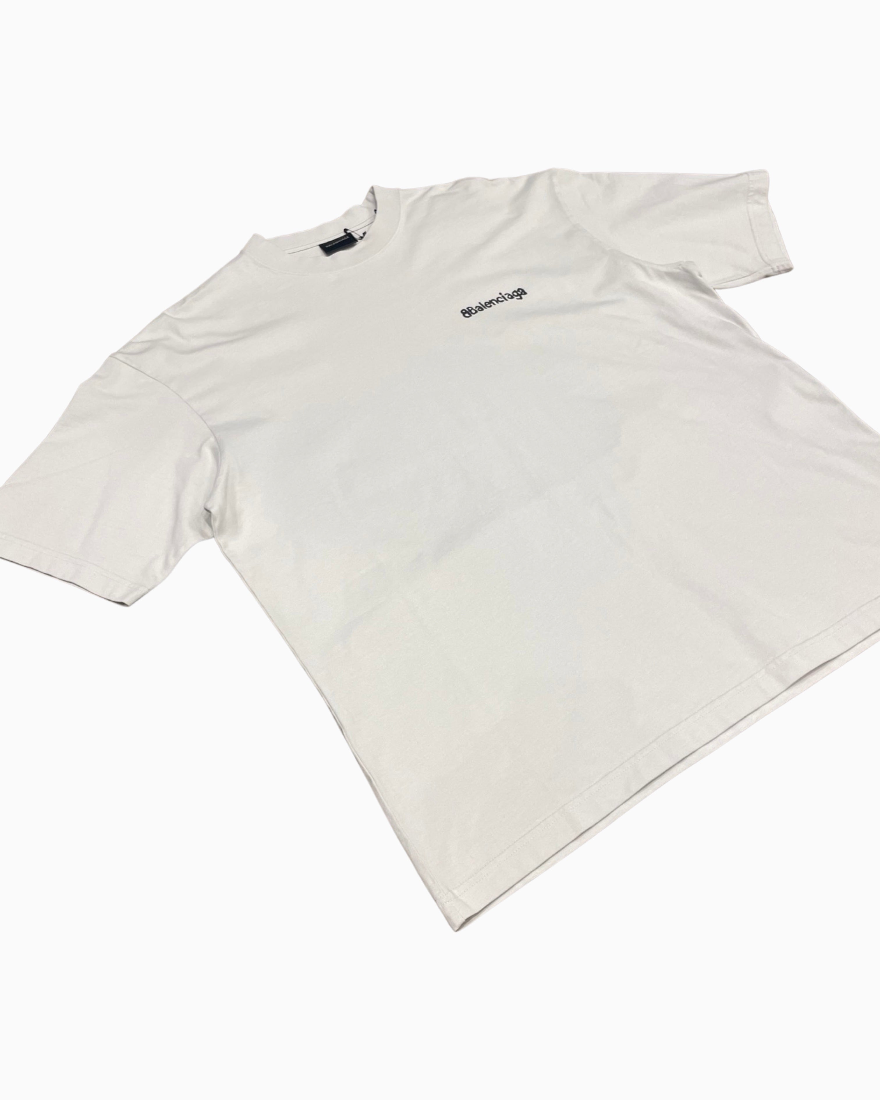 Balenciaga White Logo T-Shirt