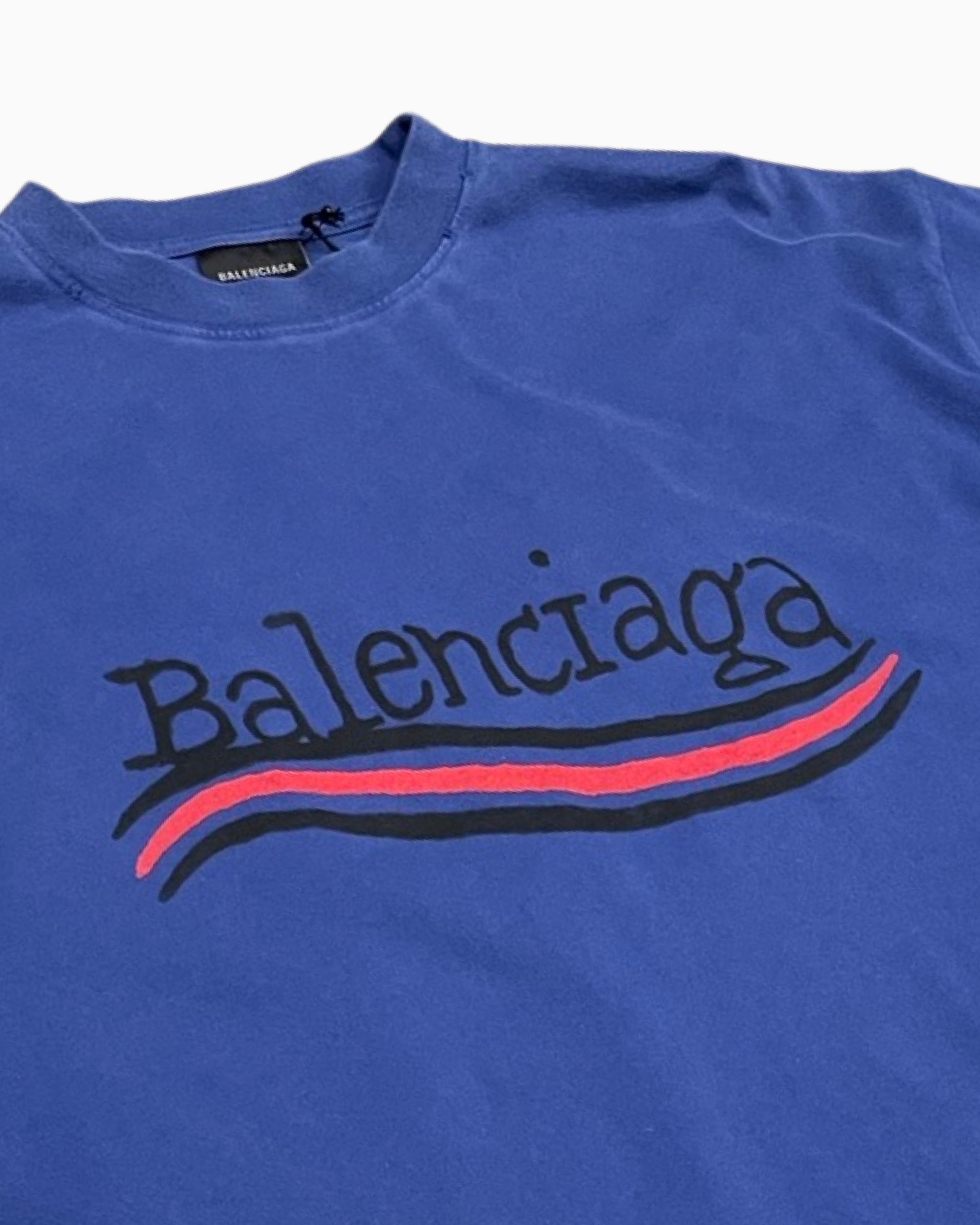Balenciaga Hand Drawn Political Campaign Logo T-shirt – FUTURO
