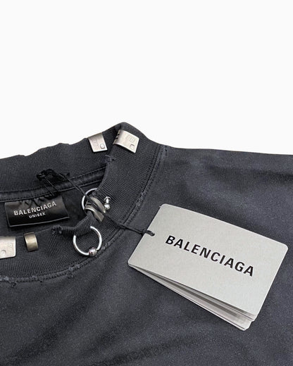 Balenciaga Pierced Oversized T-shirt