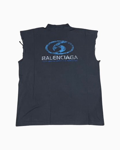 Balenciaga Surfer Oversized Sleeveless T-Shirt