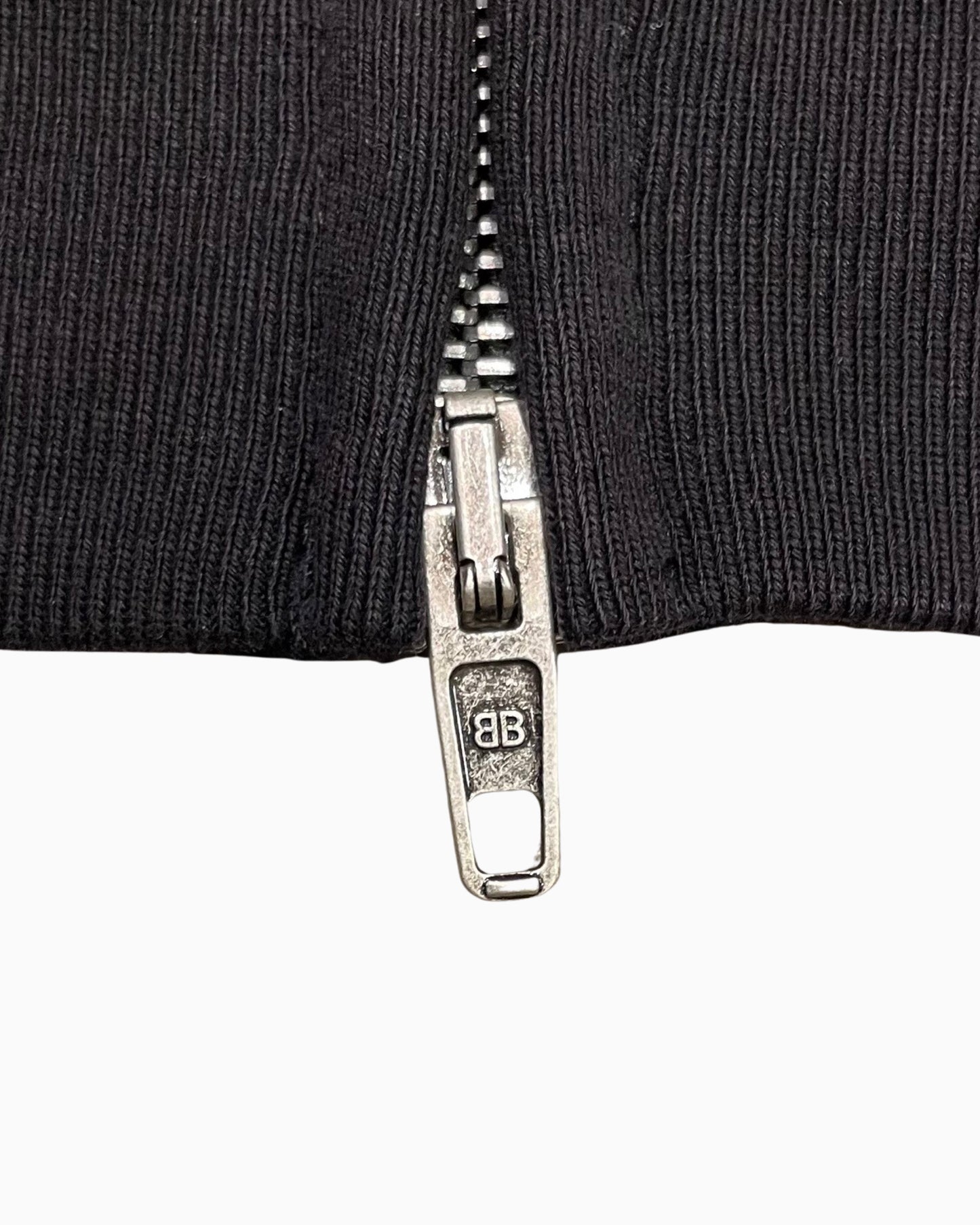 Balenciaga Unity Sports Layered Knitted Zip-Up Hoodie