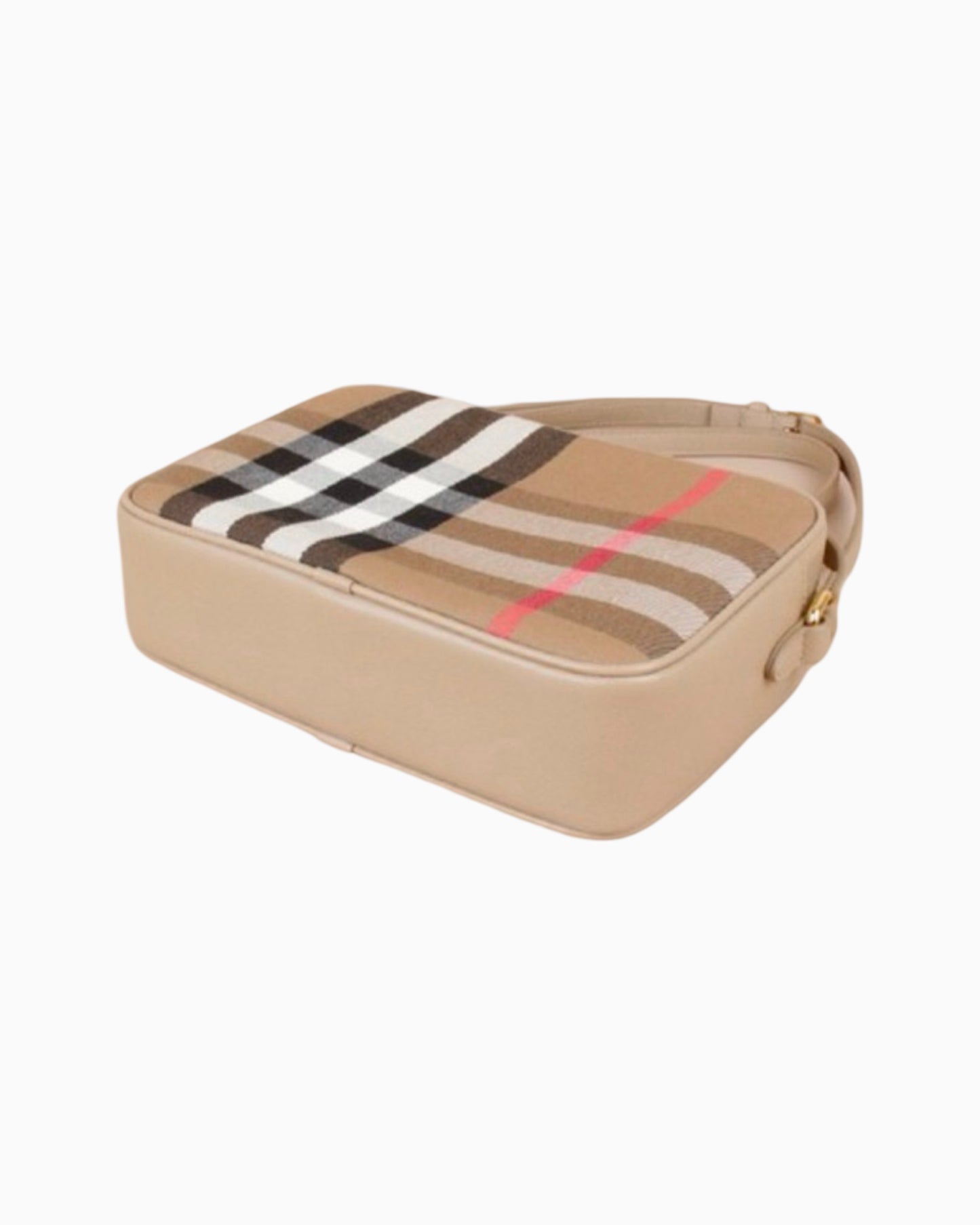 Burberry Check Print Camera Bag Small