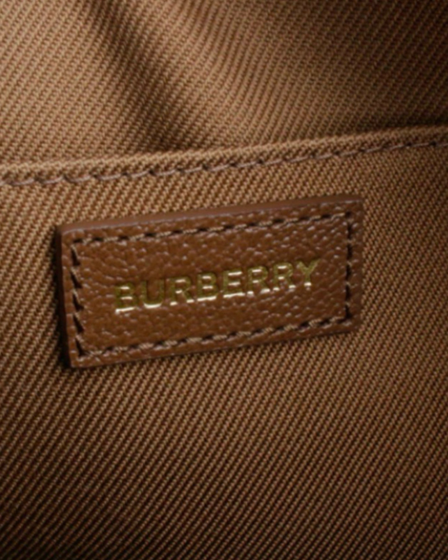 Burberry Check Print Camera Bag Small