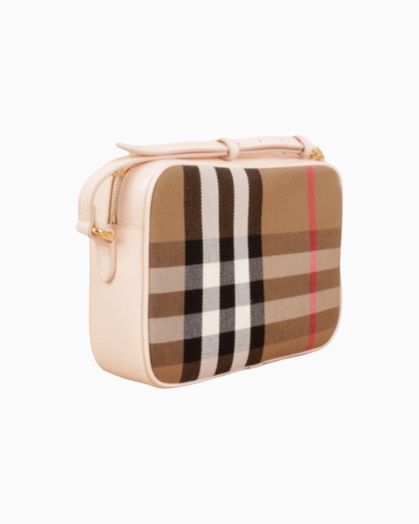 Burberry Check Print Camera Bag Small