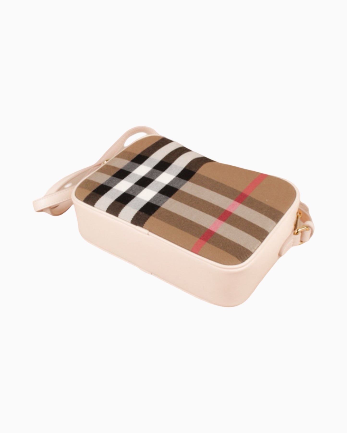 Burberry Check Print Camera Bag Small