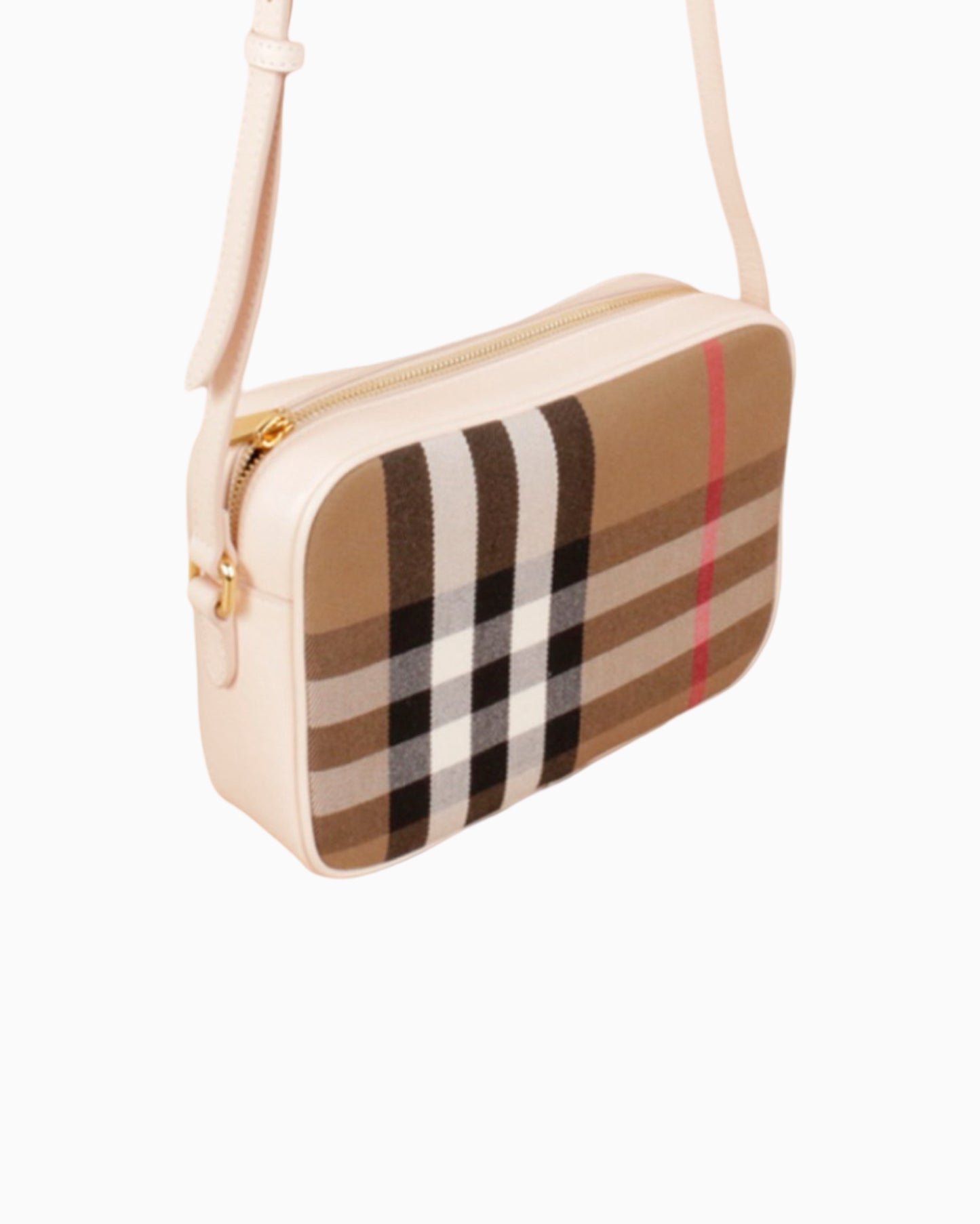 Burberry Check Print Camera Bag Small