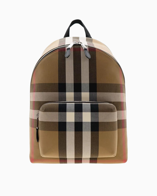 Burberry Check Print Backpack