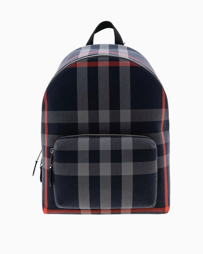 Burberry Check Print Backpack