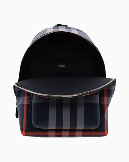 Burberry Check Print Backpack