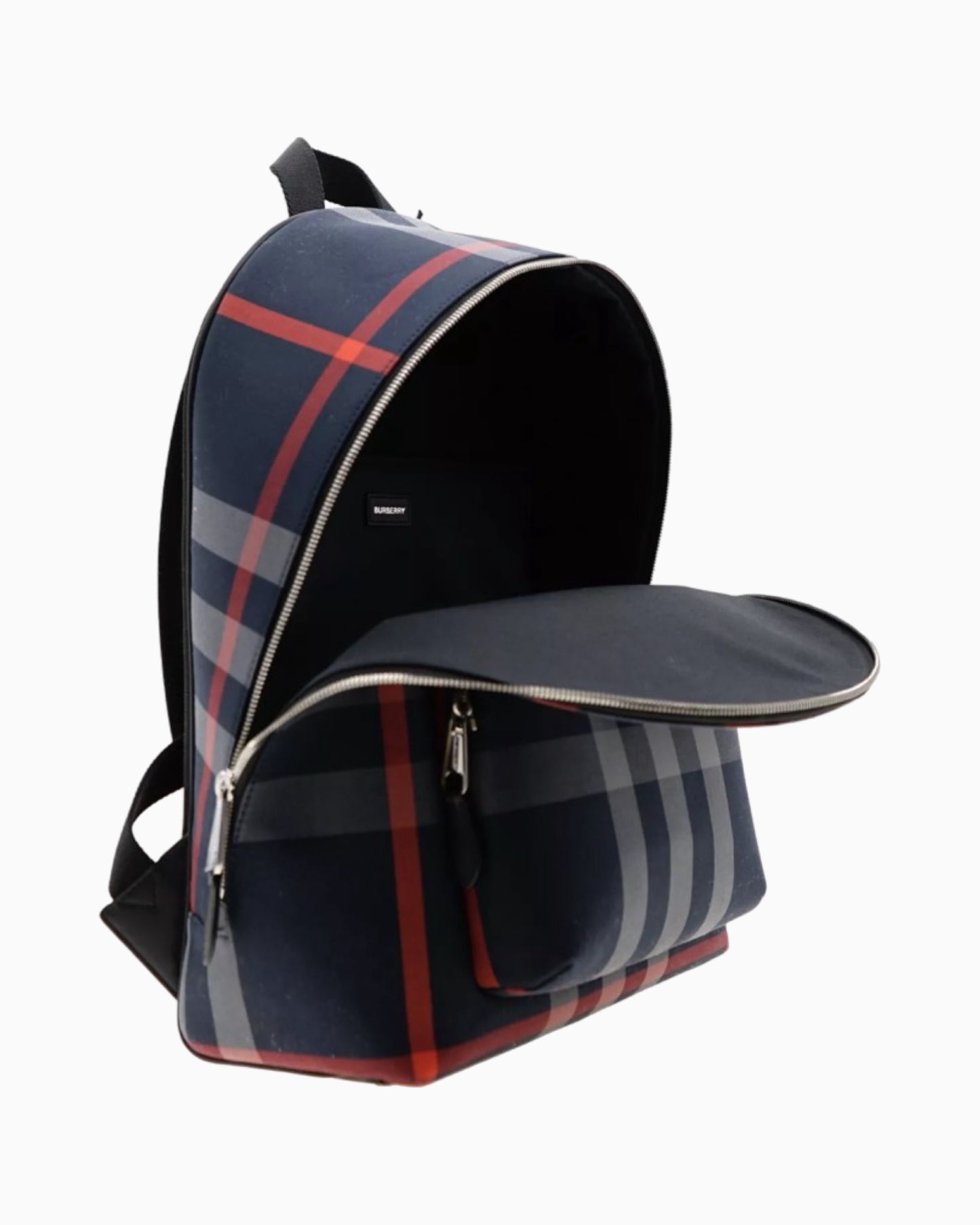 Burberry Check Print Backpack