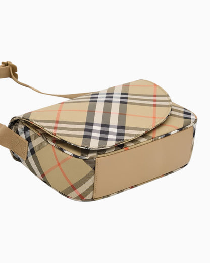 Burberry Check Print Messenger Bag