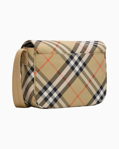 Burberry Check Print Messenger Bag