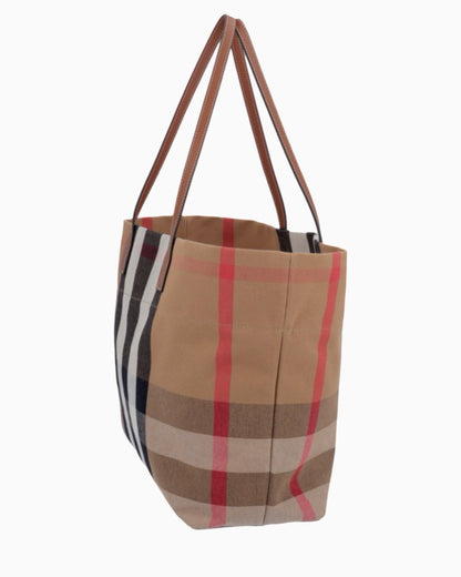 Burberry London Check Print Tote Bag