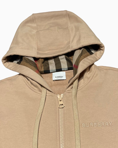 Burberry Vintage Check Zip Up Hoodie