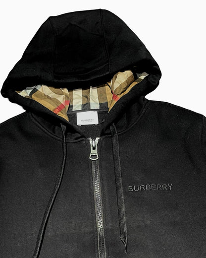 Burberry Vintage Check Zip Up Hoodie