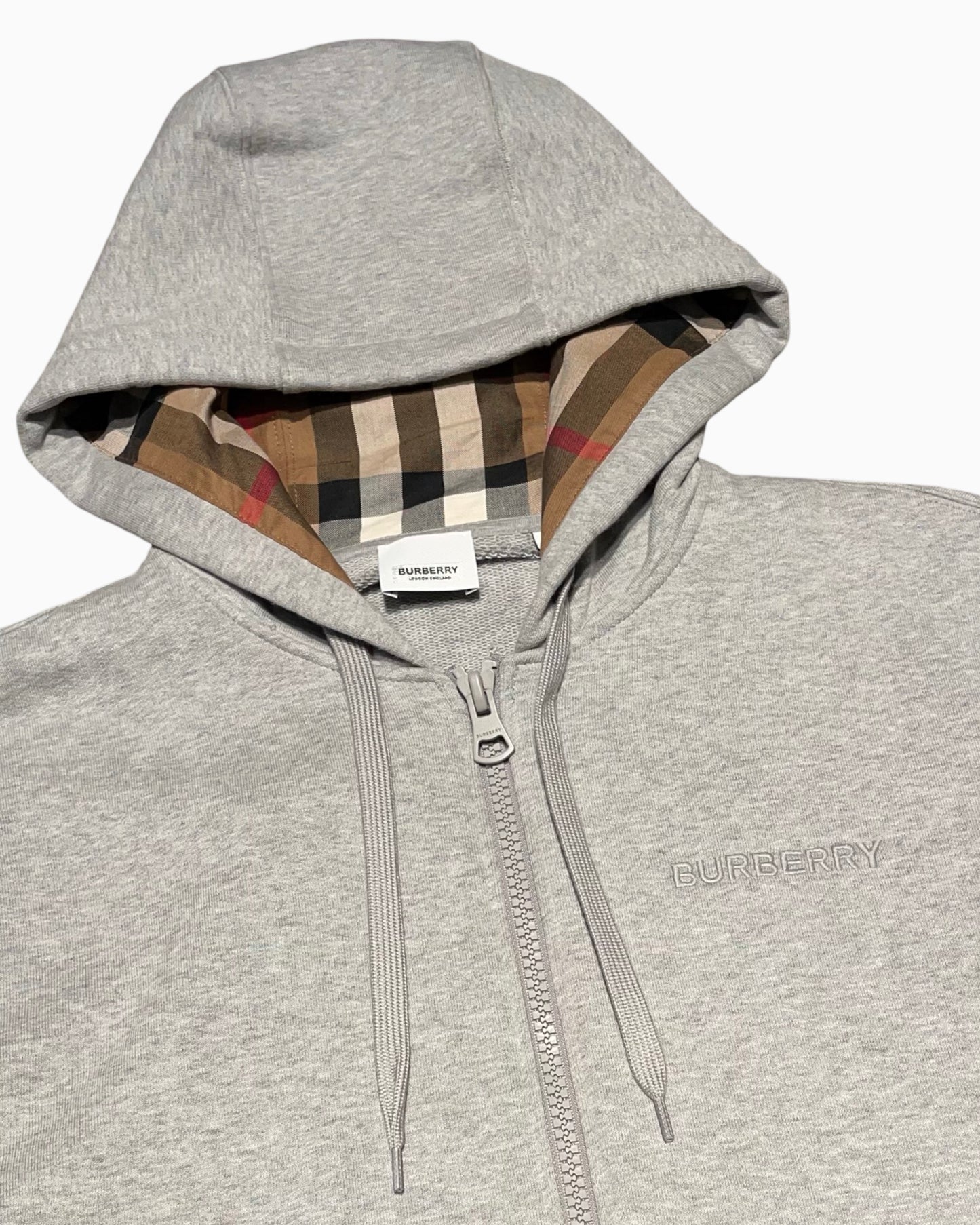 Burberry Vintage Check Zip Up Hoodie