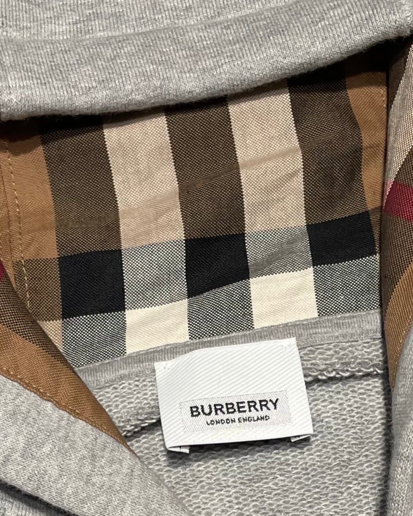 Burberry Vintage Check Zip Up Hoodie