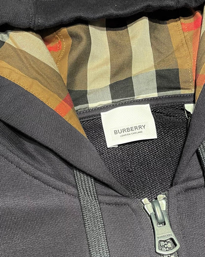 Burberry Vintage Check Zip Up Hoodie