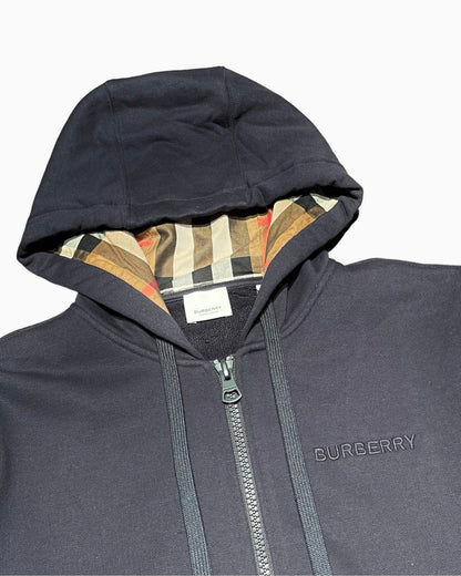 Burberry Vintage Check Zip Up Hoodie