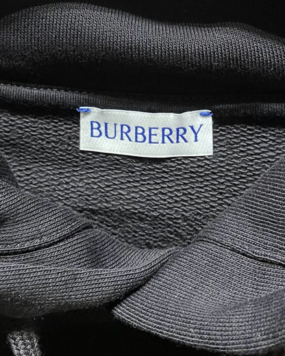 Burberry EKD Check Print Outline Logo Hoodie