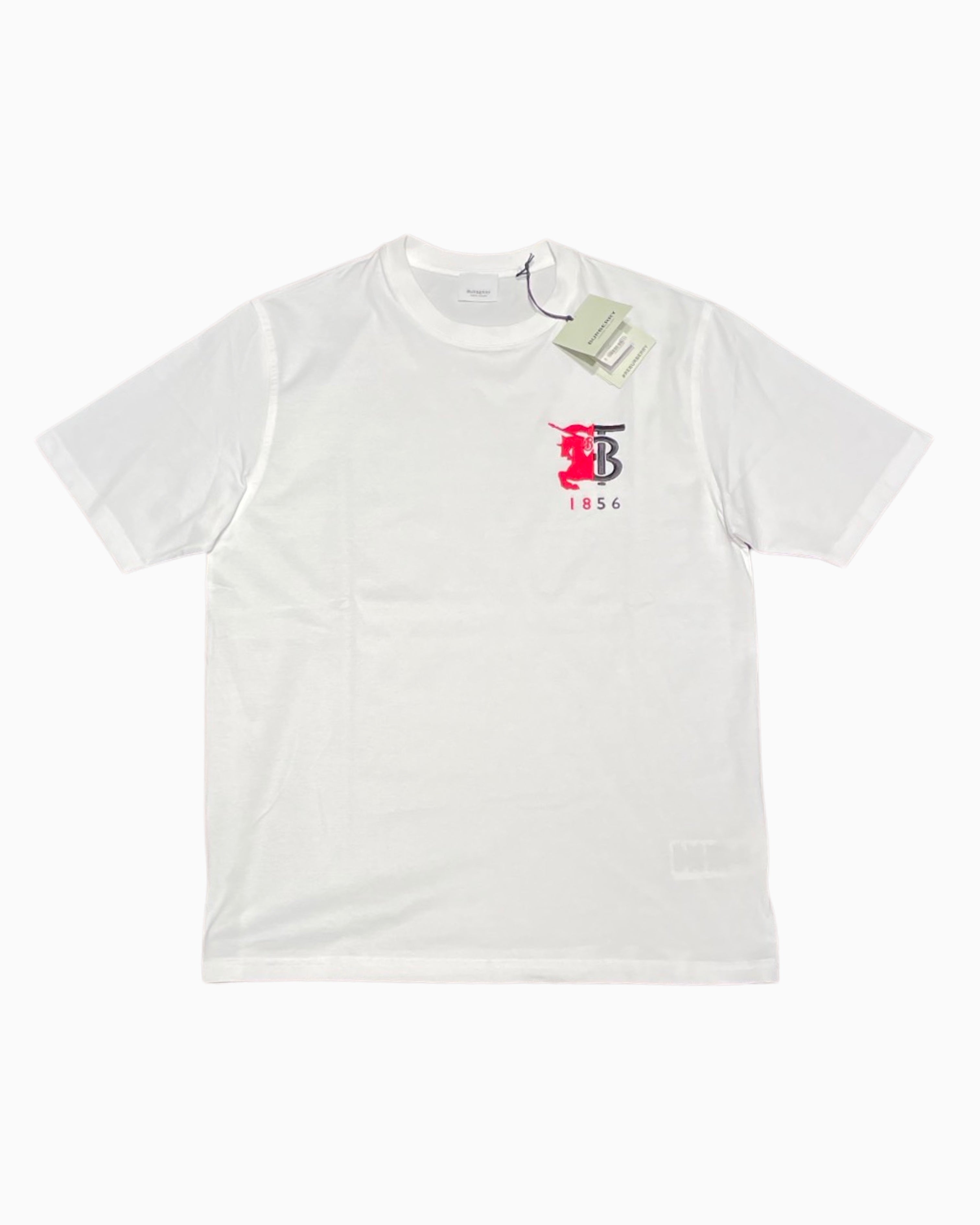 Logo cotton jersey T-shirt in white - Burberry Kids | Mytheresa