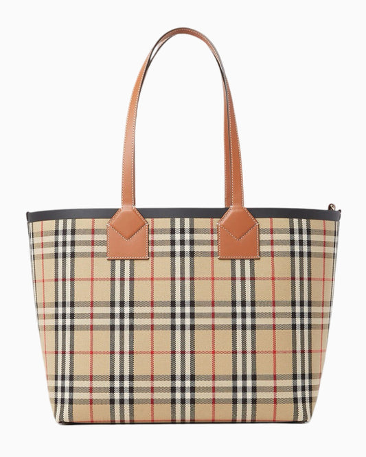 Burberry London Check Print Tote Bag Large