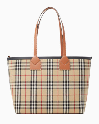 Burberry London Check Print Tote Bag Large