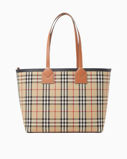 Burberry London Check Print Tote Bag Medium