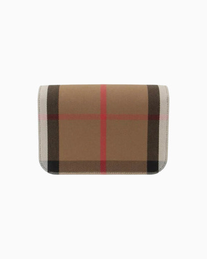 Burberry Check Print Messenger Bag