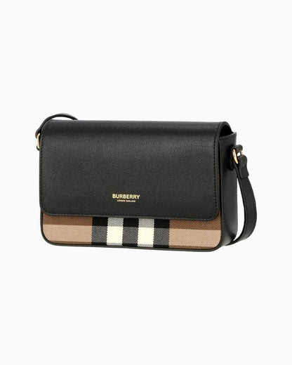 Burberry Check Print Shoulder Bag