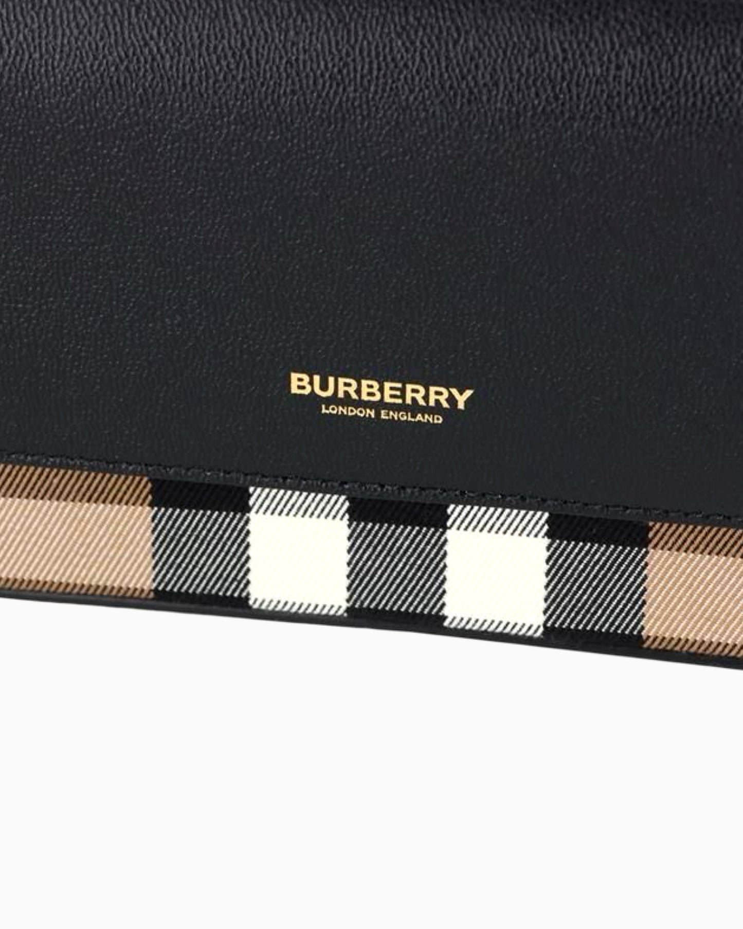 Burberry Check Print Shoulder Bag