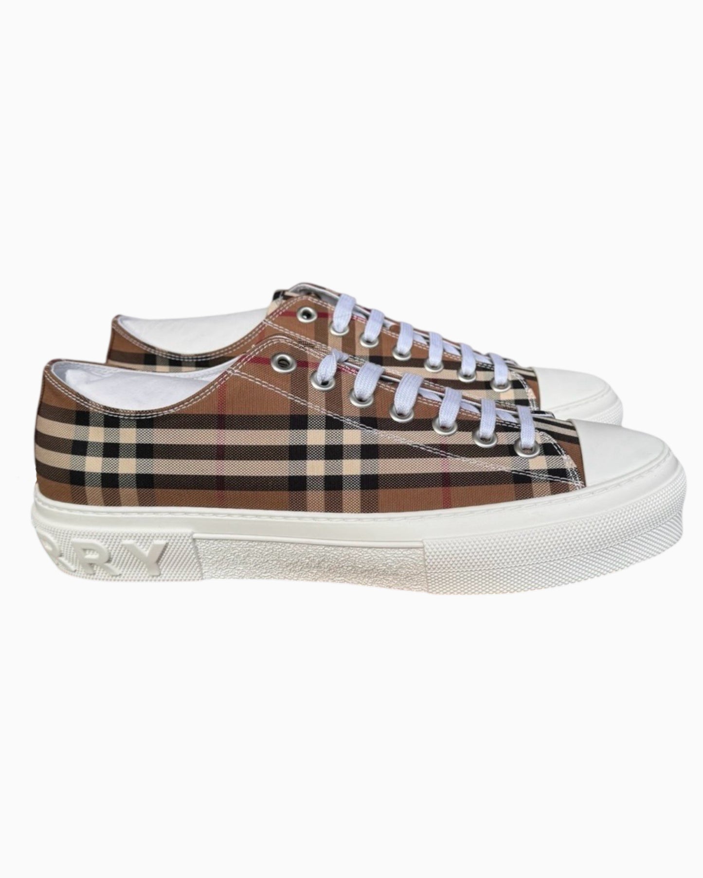 Burberry Check Canvas Low-Top Sneaker