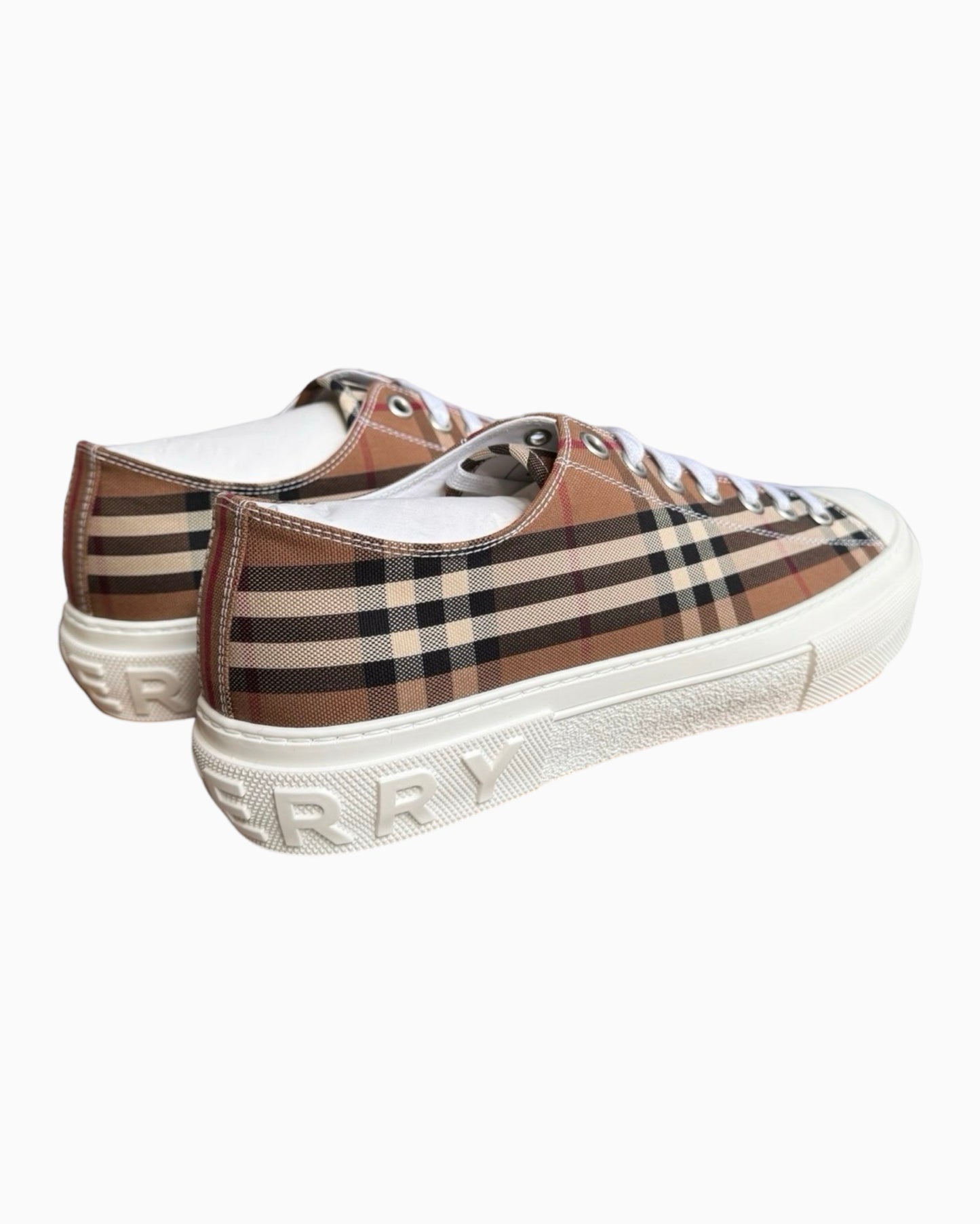 Burberry Check Canvas Low-Top Sneaker