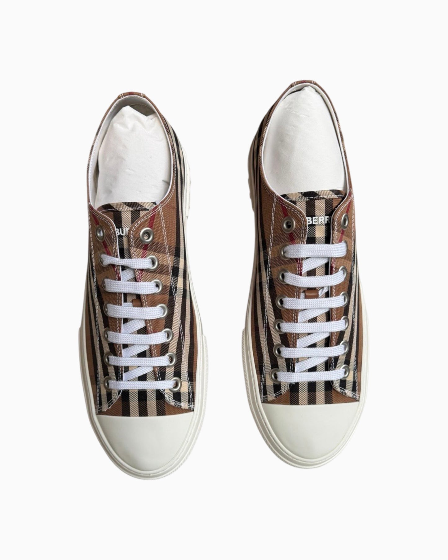 Burberry Check Canvas Low-Top Sneaker