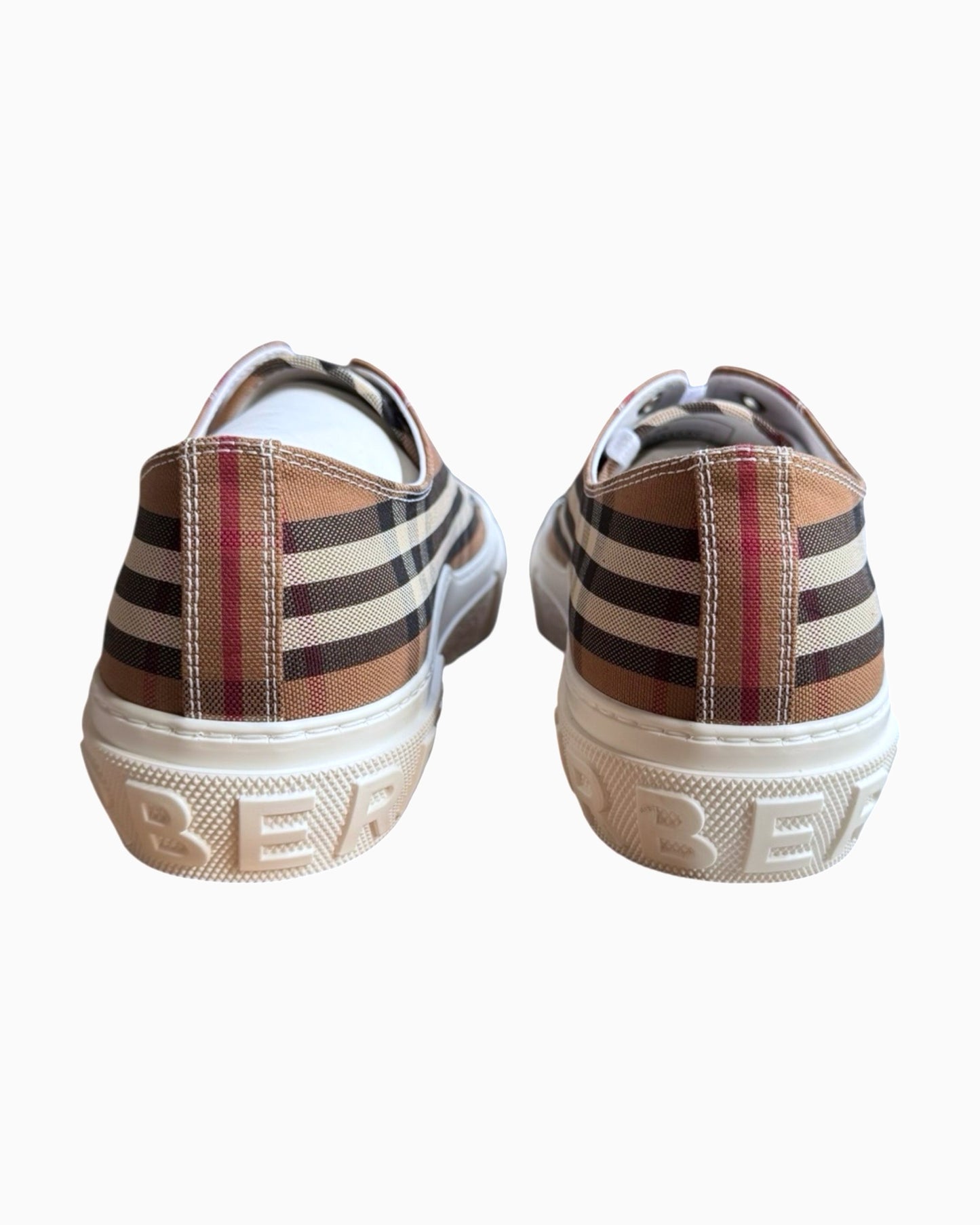 Burberry Check Canvas Low-Top Sneaker