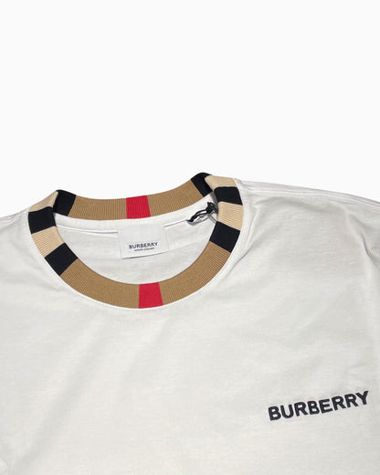 Burberry Vintage Check Collar Longsleeve T-shirt