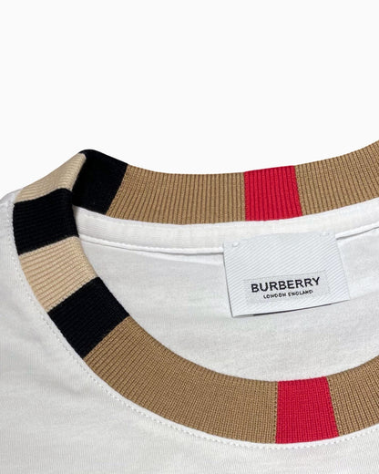 Burberry Vintage Check Collar Longsleeve T-shirt