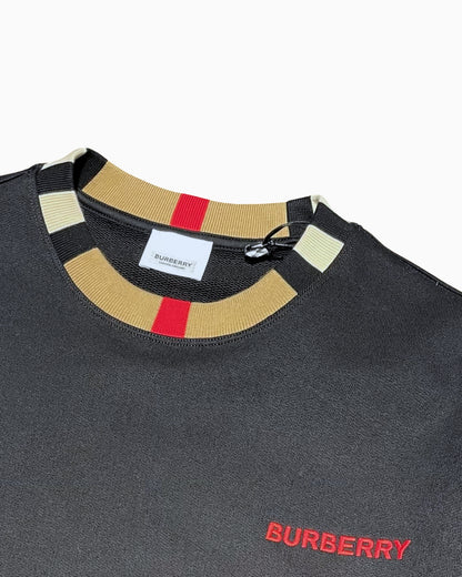 Burberry Vintage Check Collar Sweatshirt