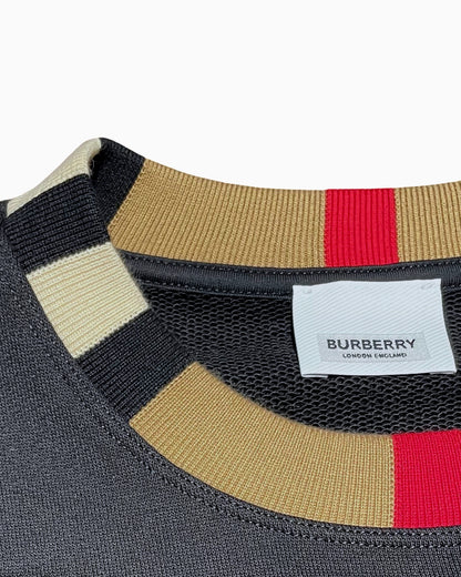 Burberry Vintage Check Collar Sweatshirt