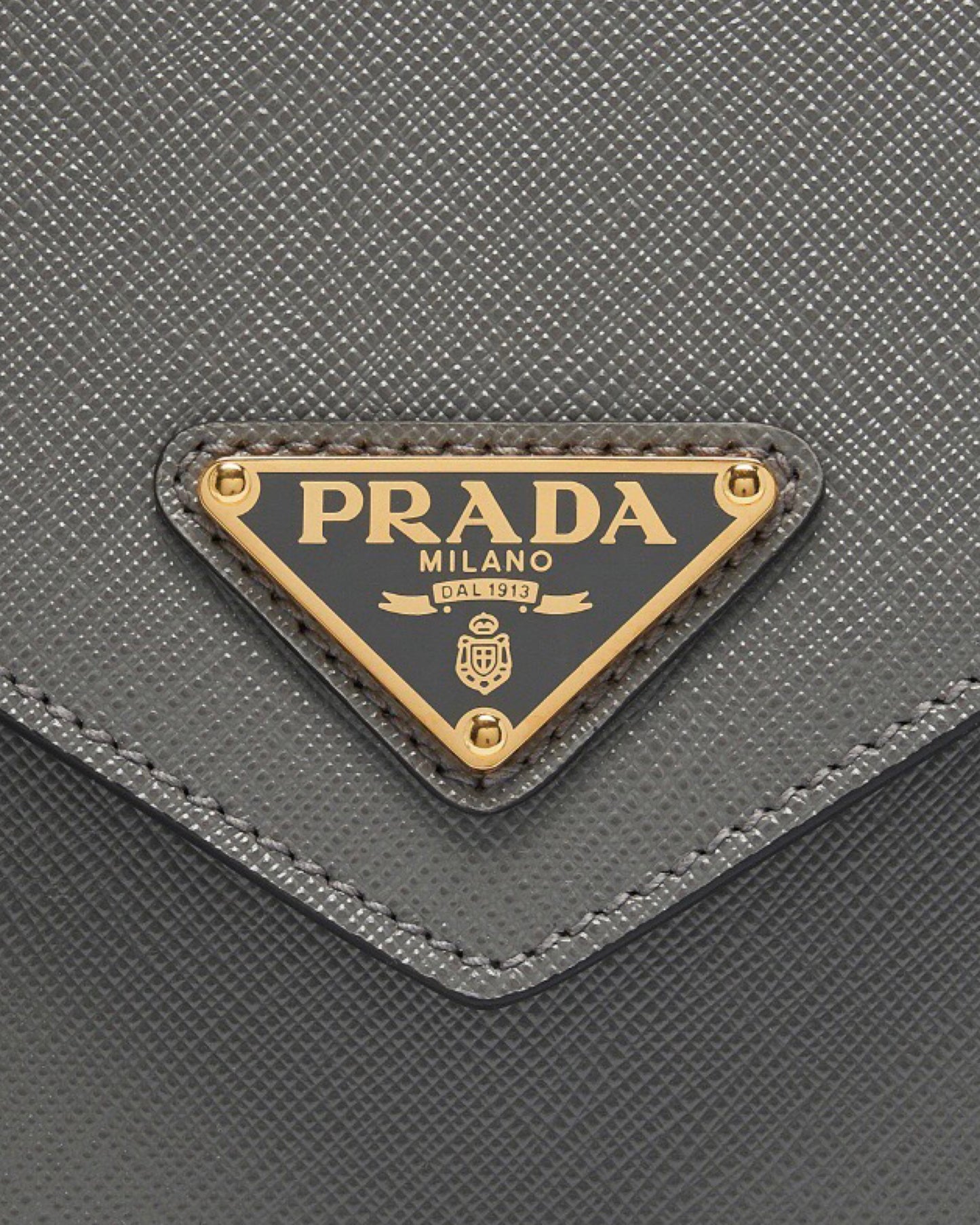 Prada Saffiano Leather Envelope Shoulder Bag